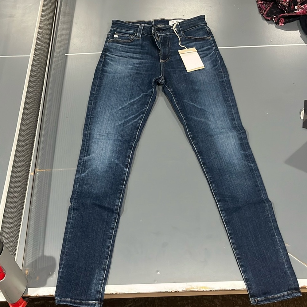 NEW AG denim high rise skinny jeans